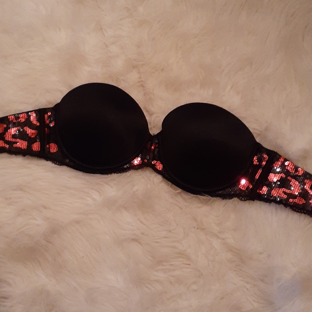 Pink Sequence Bra